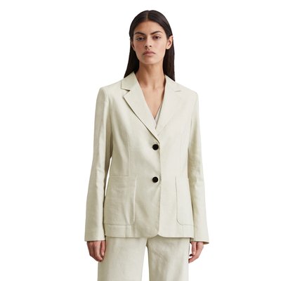 Blazer regular en lin-viscose stretch MARC O'POLO