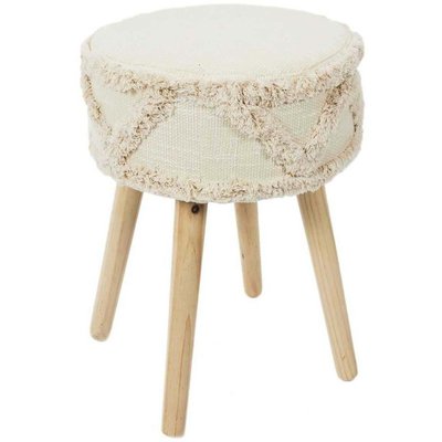 Tabouret rond pieds en pin Mirage CMP