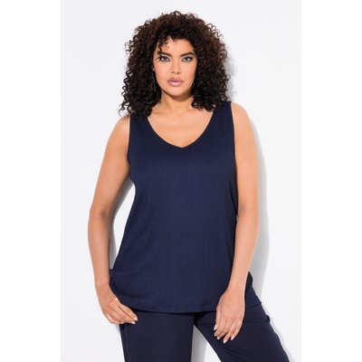 Débardeur en jersey texturé. Décolleté V. ULLA POPKEN