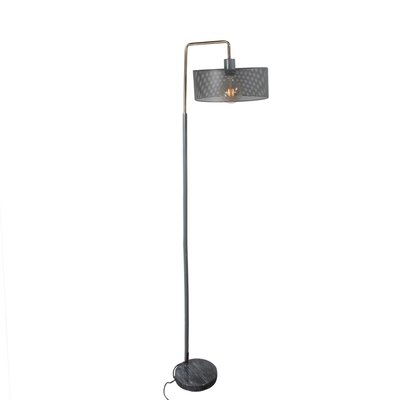 Lampadaire moderne ajouré Yvan - Socle en marbre - H. 152 cm THE HOME DECO FACTORY