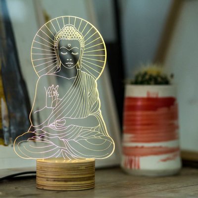 Lampe en verre 3D, collection Bulbing STUDIO CHEHA 