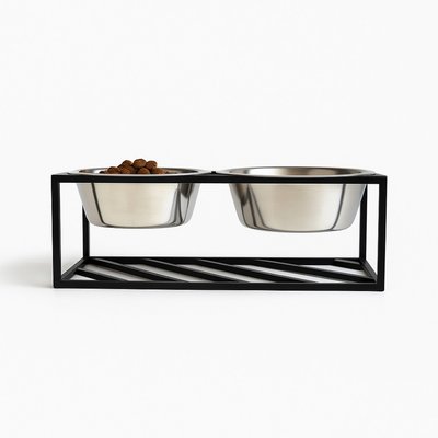 Gamelle design pour chien socle métal, OLNE BAGANE