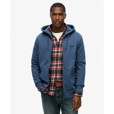 Sweat à capuche zippé à logo Essential SUPERDRY