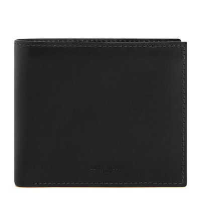Portefeuille horizontal zippé Léon en cuir lisse LE TANNEUR