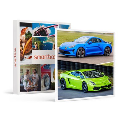 Stage de pilotage multivolant : 2 tours en Alpine et 2 tours en Lamborghini Gallardo sur le circuit de Lohéac- SMARTBOX - Coffret Cadeau Sport & SMARTBOX