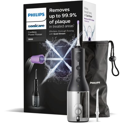 Hydropulseur Sonicare Powerflosser 3000 HX3826/33 sans fil PHILIPS