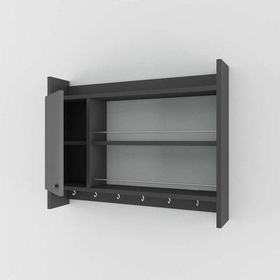 Etagère de cuisine 1 porte Hector en bois TOILINUX