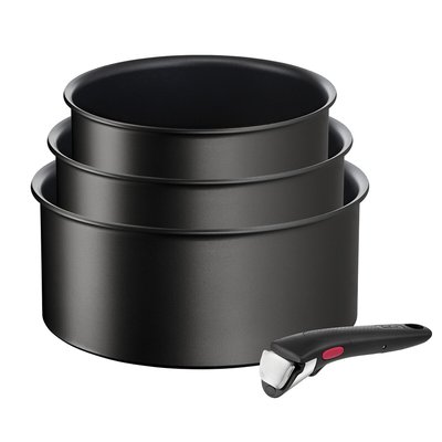 Batterie de cuisine 4 pièces Ingénio Eco resist TEFAL