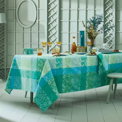 Nappe pur coton MILLE FEUILLAGES GARNIER THIEBAUT