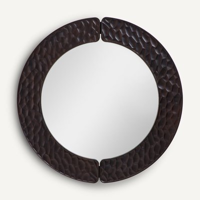 Miroir rond, finition gougée, Kuchim AM.PM