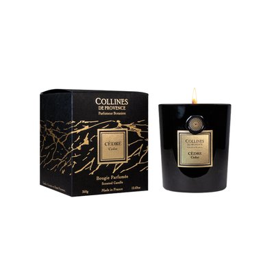 Bougie Parfumée Cire Végétale CÈDRE COLLINES DE PROVENCE