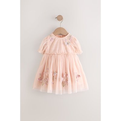 Robe brodée en maille NEXT