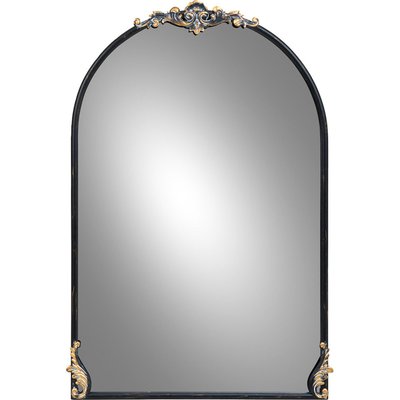 Miroir mural en métal  style classique demi cercle élégant RECOLLECTION