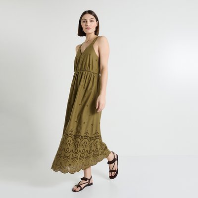 Robe longue brodée GRAIN DE MALICE