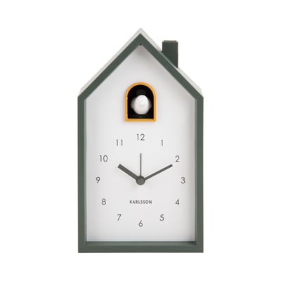 Réveil en plastique avec coucou- ALARM MODERN CUCKOO KARLSSON