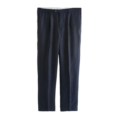 Pantalon de costume ajusté lin NEXT
