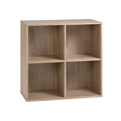 Etagère de rangement carré avec 4 cases CALICOSY