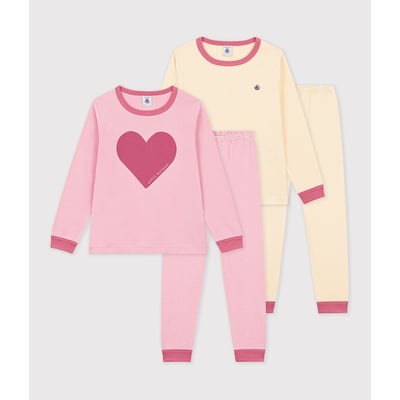 Lot de 2 pyjamas en coton PETIT BATEAU
