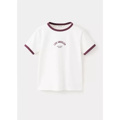 T-shirt crop 100 % coton MANGO KIDS