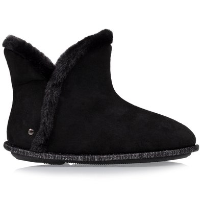 Chaussons Bottillons ultra confortables et chauds, interieur et bordure en imitation fourrure ISOTONER
