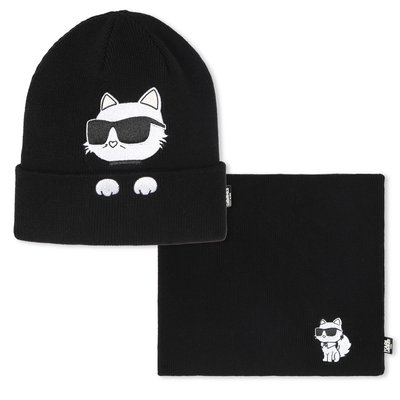 Ensemble bonnet et tour de cou KARL LAGERFELD KIDS