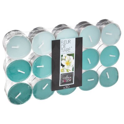 Lot de 30 bougies parfumées chauffe-plat NINA ATMOSPHERA