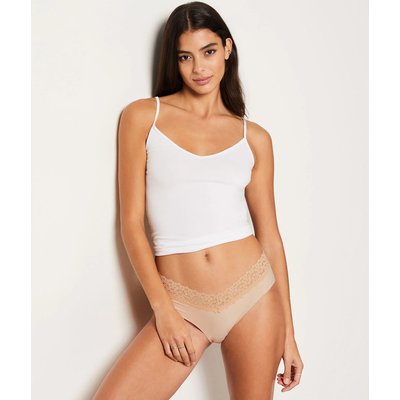 Hipster V-shape en microfibre et dentelle WISH ETAM