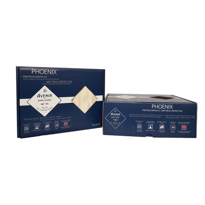Protège matelas 50% coton recyclé 35cm - PHOENIX BLANC DES VOSGES