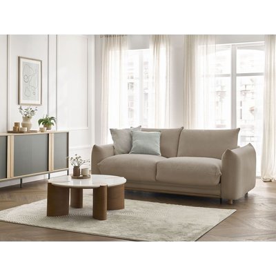 Canapé lit 3 places en tissu couchage 140x190 cm, ERNEST BOBOCHIC