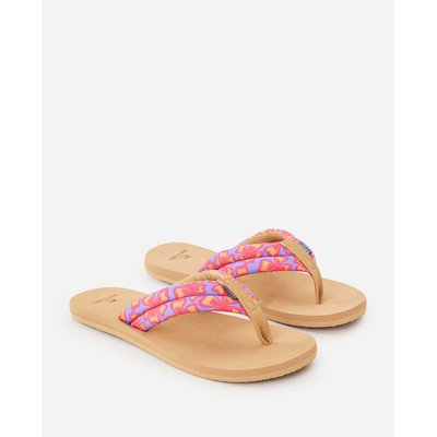 Tongs FREEDOM PLUSH BLOOM OPEN TOE RIP CURL