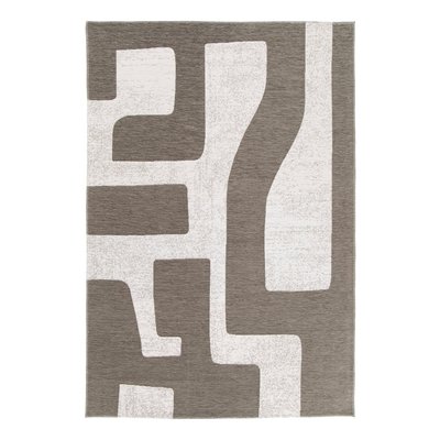 Tapis contemporain en tissage Gobelins 100% recyclé DEDALE AFK LIVING