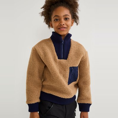 Pull en moumoute col camionneur, OEKO-TEX MONOPRIX