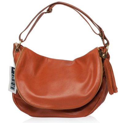 Sac bandoulière en cuir italien lisse 72 HEURES moyen OH MY BAG
