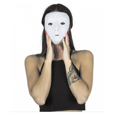 Masque blanc a peindre - 1 piece PARTY PRO