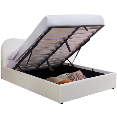 Lit coffre avec tête le lit en velours - SUZON HOMIFAB