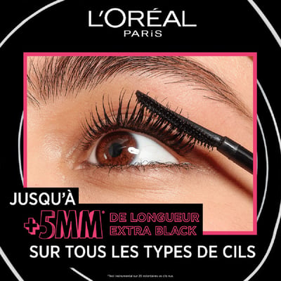 Mascara Lift Extra Black Telescopic L'OREAL PARIS