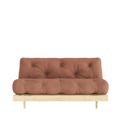Canapé convertible 160x200cm en bois naturel et tissu - ROOTS KARUP DESIGN