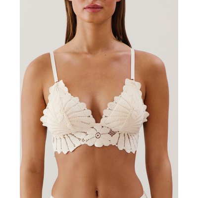 Soutien-gorge triangle en dentelle blanc BREWIZ UNDIZ