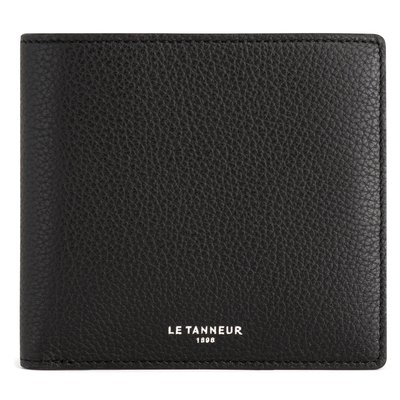 Porte cartes avec poche billets en cuir grainé EMILE LE TANNEUR