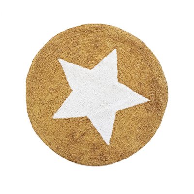 Tapis enfant rond en coton tufté ETOILE FUTURE HOME