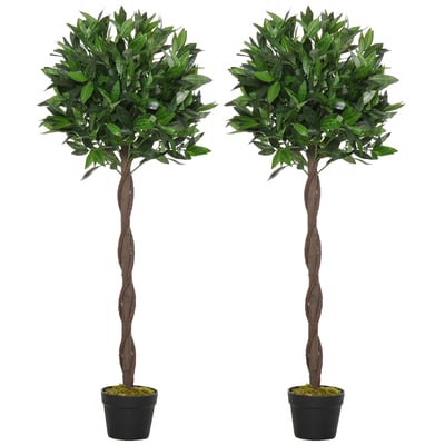 Plantes artificielles PE Vert OUTSUNNY