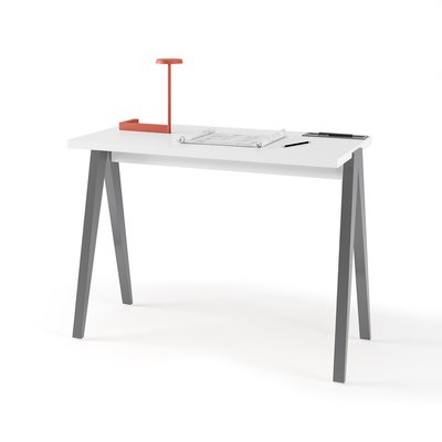Bureau en mélamine et hêtre cérusée, Colmar HERDASA