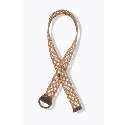 Ceinture tressée, boucle métallique ULLA POPKEN