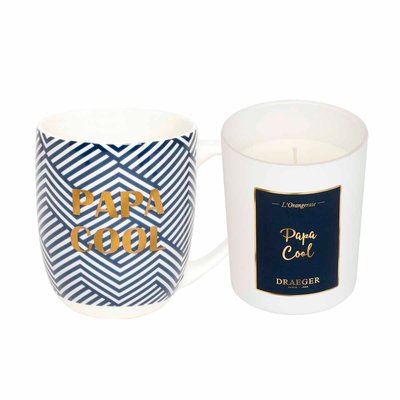 Lot Mug & Bougie Papa Cool DRAEGER PARIS