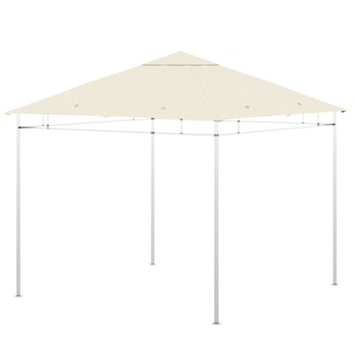 Toit de cabine de rechange Polyester Crème OUTSUNNY