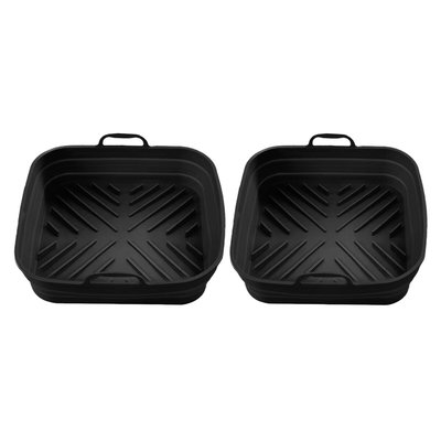 Set of 2 Square Foldable Air Fryer Trays TOWER