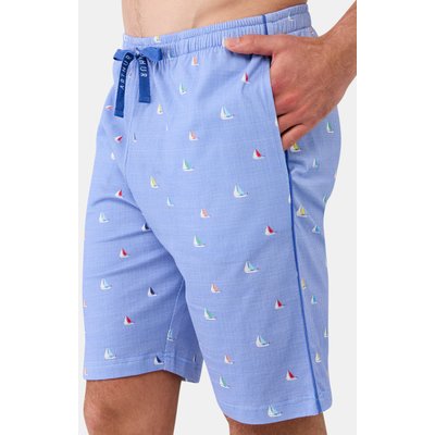 Pyjashort en coton imprimé, Boat ARTHUR
