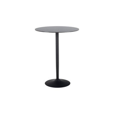 Table de bar ronde en céramique et pied tulipe en métal L80 - MARSA HELLIN, DEPUIS 1862