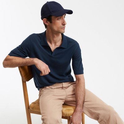 Koszulka polo z krótkim rękawem i dekoltem w serek LA REDOUTE COLLECTIONS