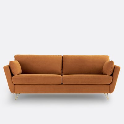 4- bis 5-Sitzer-Sofa aus Samt, umwandelbar, Topim LA REDOUTE INTERIEURS